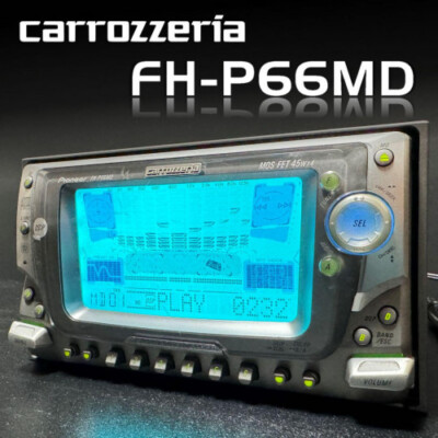 Pioneer Carrozzeria FH-P66MD CD MD 2DIN Radio Deck Car Audio