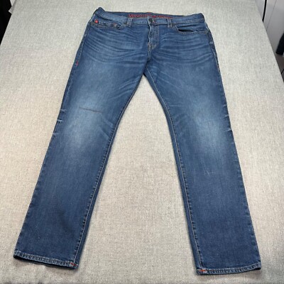 True Religion Manchester United Jeans Men 40x33 Slim Straight