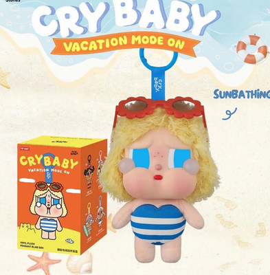 CRYBABY Vacation Mode On Series Blind box Figures Toy Plush