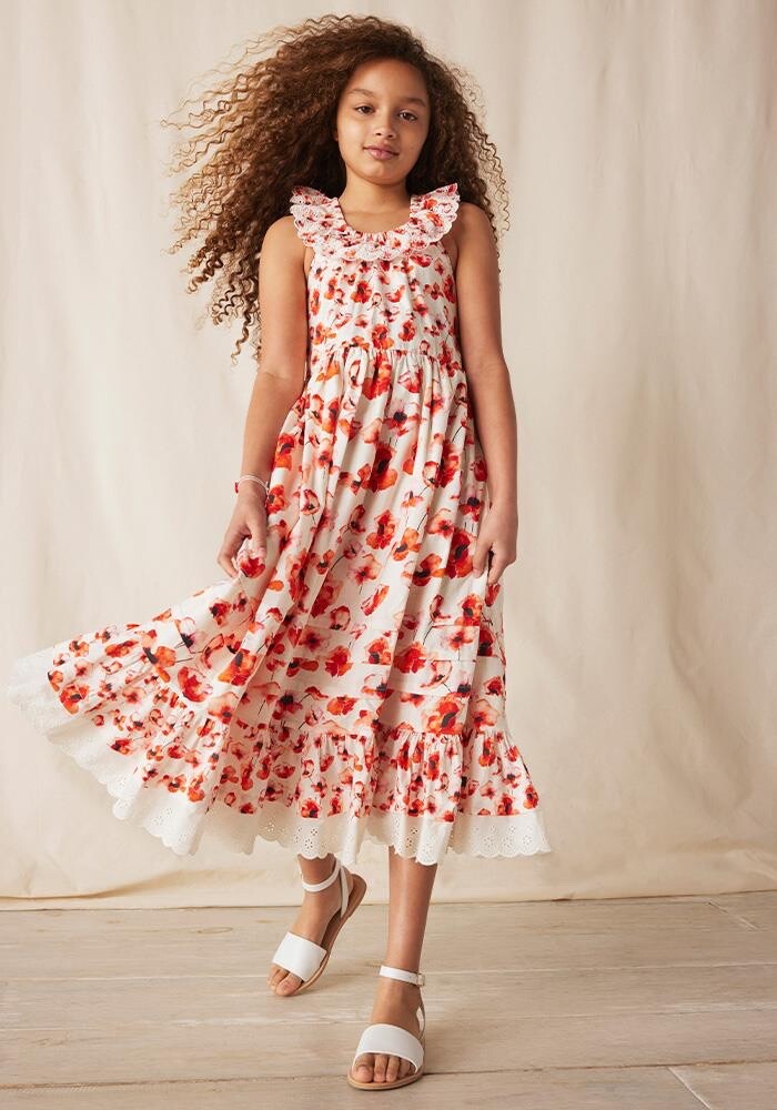 Apolina 24Ss Nellie dress solva 5-7y apolina kids ワンピース 5-7y