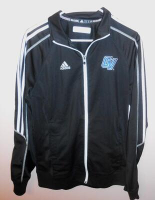 Grand Valley State Lakers GVSU Adidas Track Jacket Size S Black