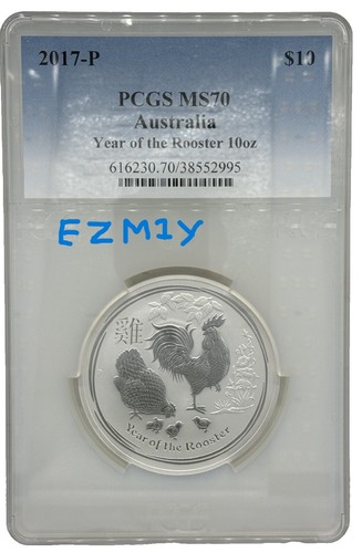 2024 PCGS MS 70 Australia Year of the Dragon 50C P125 1/2 oz