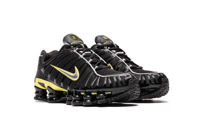 Nike Shox TL Black Metallic Silver Men's Sneakers | eBay