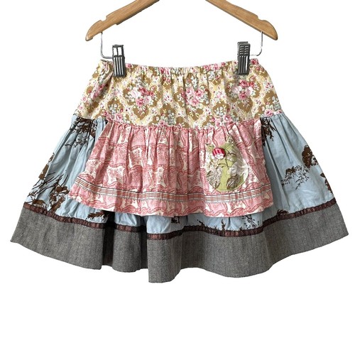 Misha & Puff Skating Pond Skirt Size 3-4 Yr. Brown Knit 100