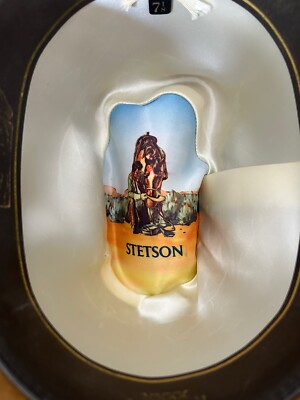 John B. Stetson Vintage 4X Beaver Western Cowboy Hat Brown 7 1/8