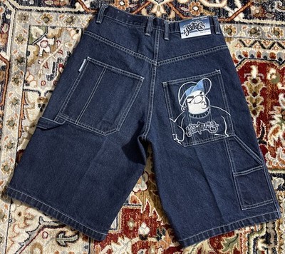 VTG Southpole Denim Jean Shorts Size 32 B Boy Baggy Blue Grunge