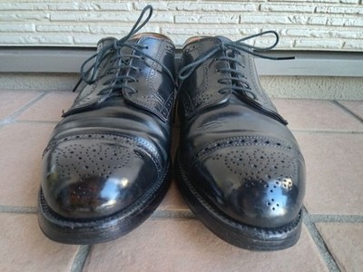 Alden 2146 Black Shell Cordovan Medallion Tip Blucher | Alden