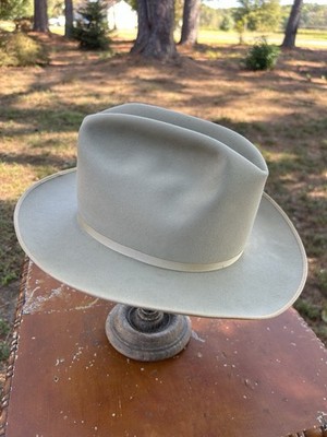 1950s Stetson 3x Beaver Open Road 6 3/4 Fedora Hat Cowboy Western