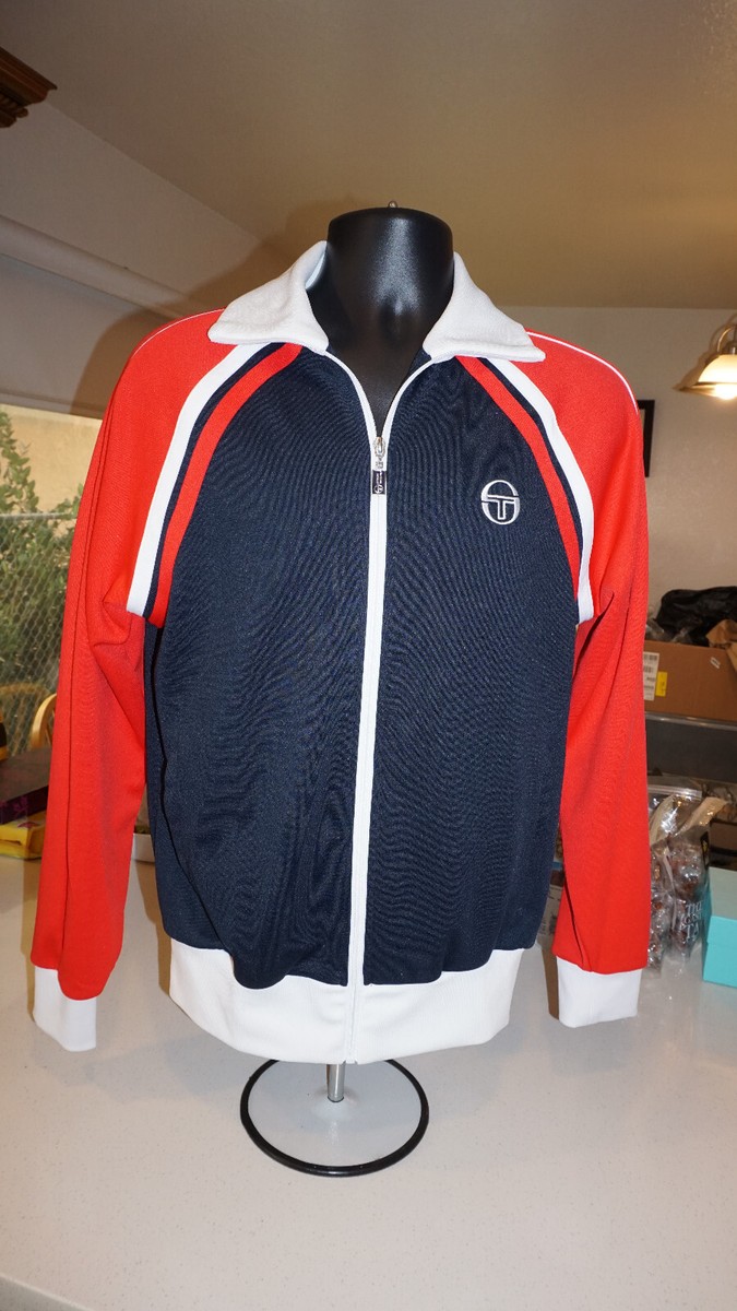 SERGIO TACCHINI New Men John McEnroe Jacket Size L Rare! | eBay