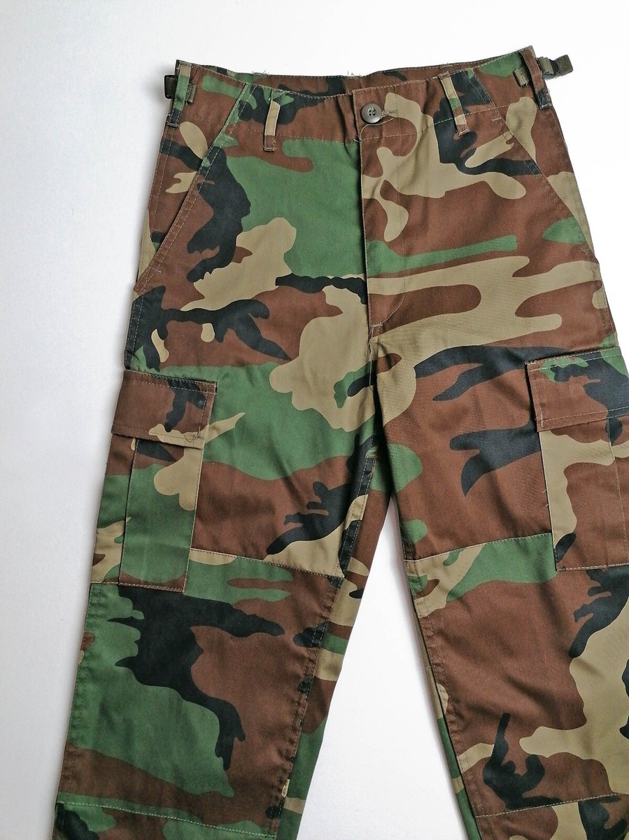 Vintage 90's Y2K Cargo Camo Military Pants Army Trousers