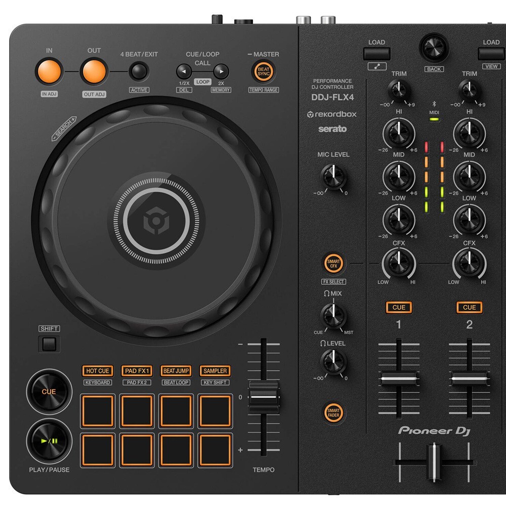 Pioneer DJ DDJ-FLX4 2-Channel DJ Controller Rekordbox Serato DJ