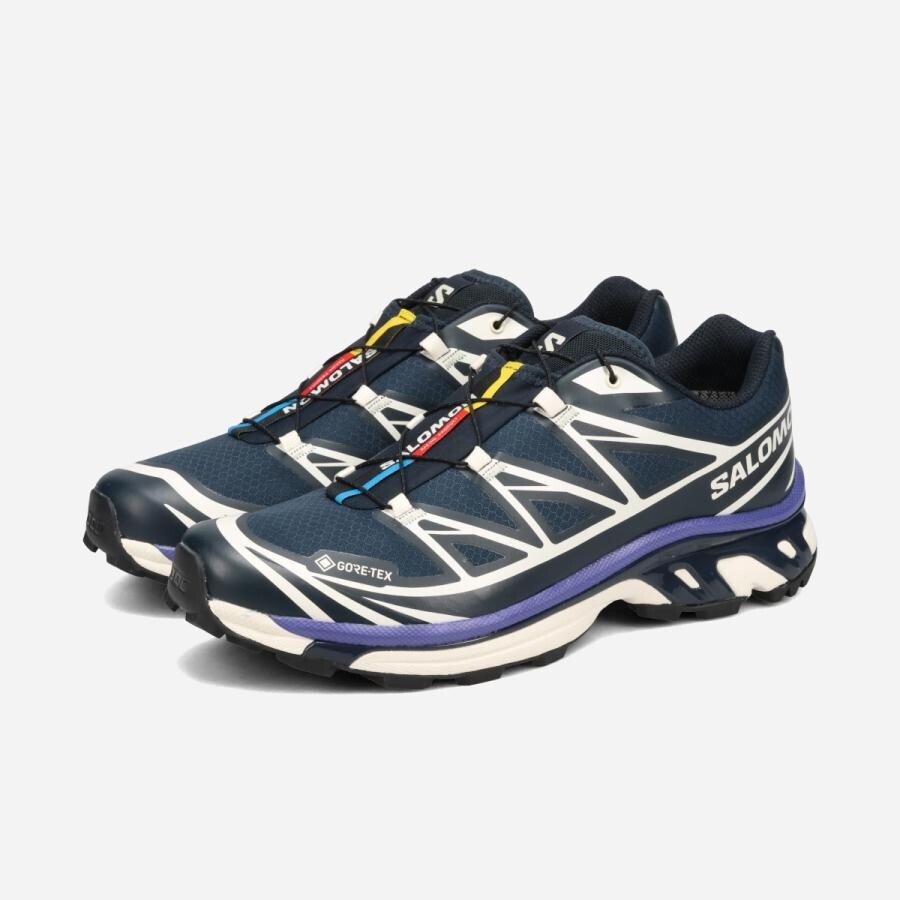 SALOMON XT-6 GTX GORE-TEX Carbon Vanilla Ice L47732500 Men's US5