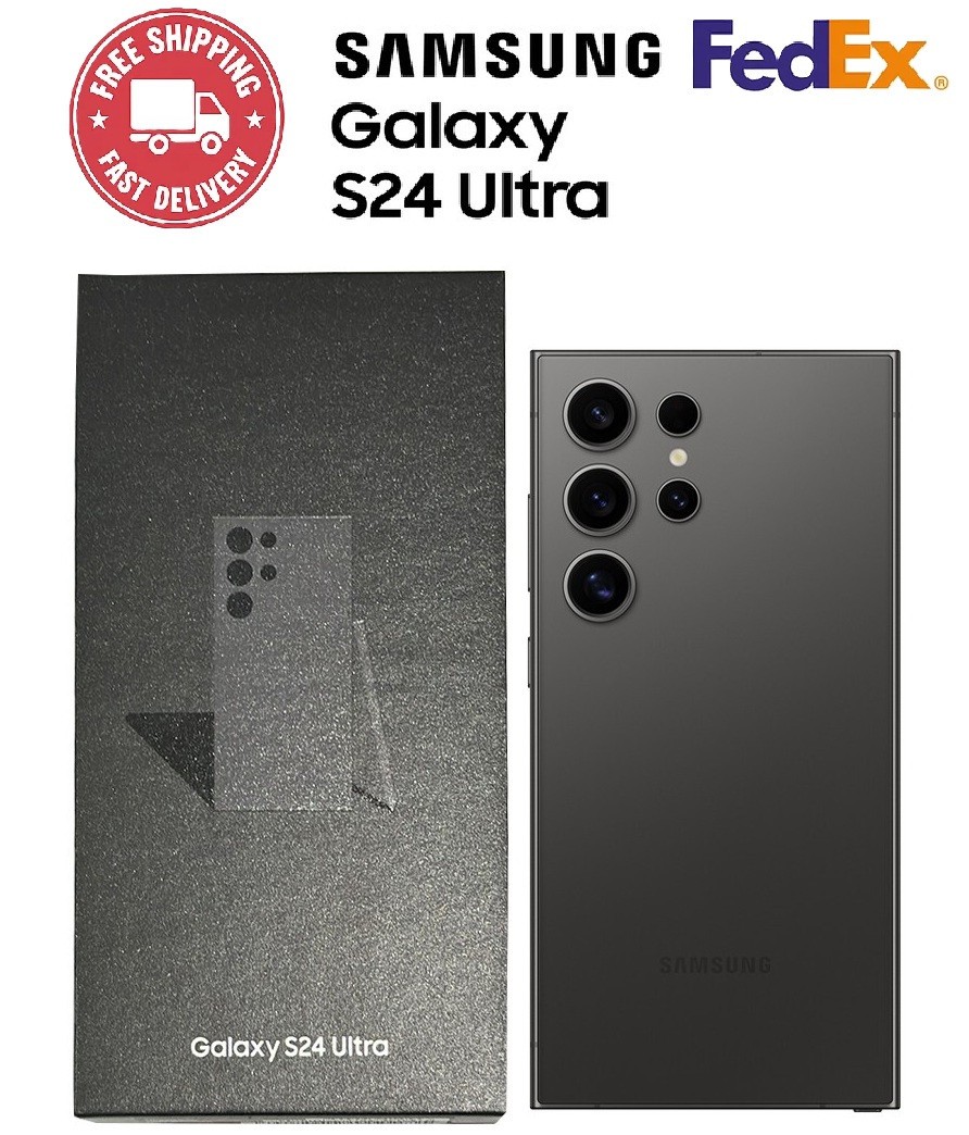 Samsung Galaxy S24 Ultra - 256 GB - Titanium Black (Unlocked) for