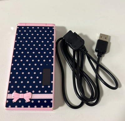 docomo F-06D Girls' Happy Pink Girls FOMA Japanese Flip Phone Near