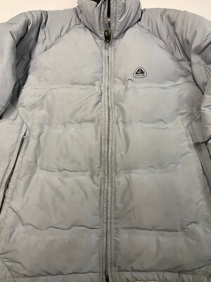 Mens NIKE ACG Gray Vintage 3 Outer Layer Goose Down Puffer Jacket