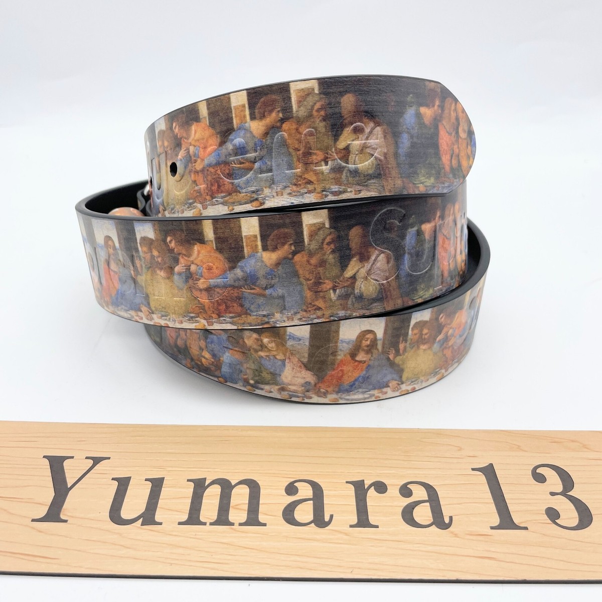 Supreme Last Supper Leather Belt Multi SS25 | eBay