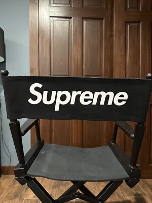 Supreme Director's Chair (Black) | eBay