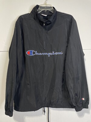 Supreme x Champion Coaches 1/4 Zip Windbreaker Jacket Mens Large