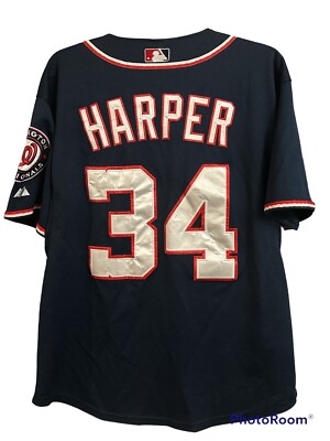 マジェスティック MLB ナショナルズ ハーパー オーセンティック