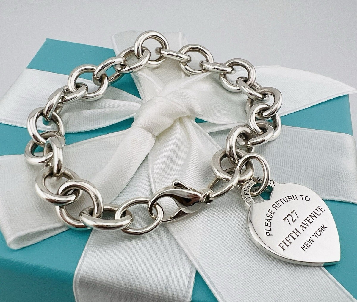 Tiffany Return To 727 Fifth Avenue Bracelet | eBay