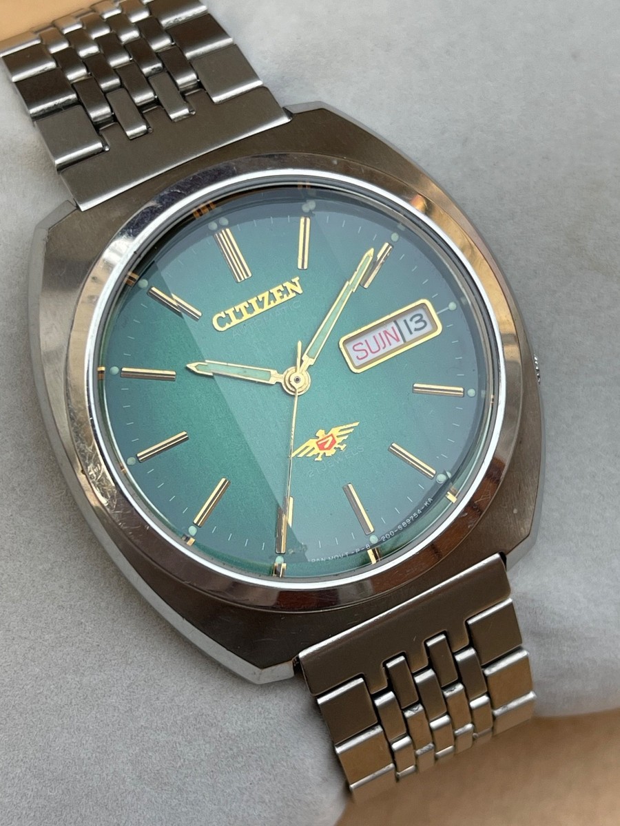 Vintage Citizen Automatic 21-Jewels Day & Date Men's SS Japan