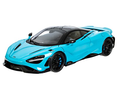 HPD 18002 1:18 McLAREN 765LT (CURACAO BLUE) L.E. OF 600 DIECAST