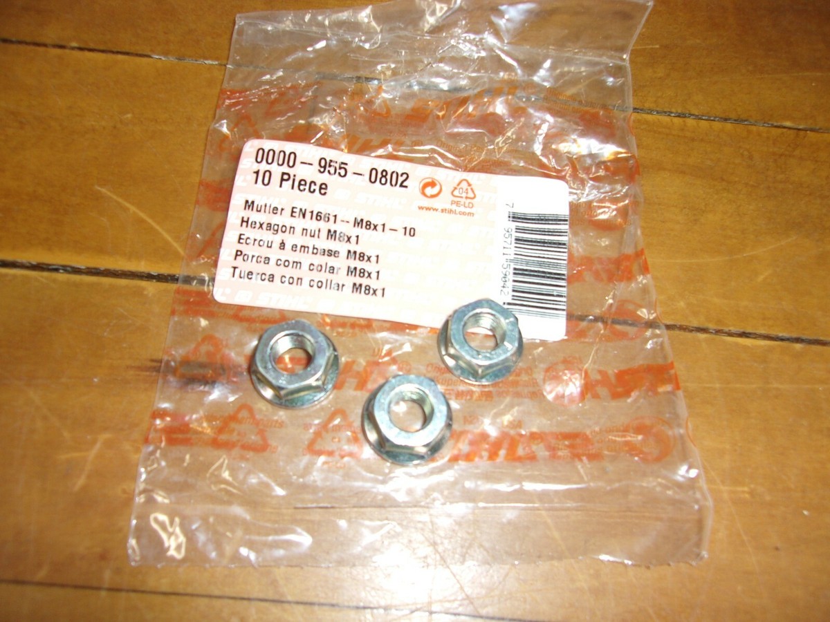 3 Pack Stihl OEM Flywheel Nut's (3) 290 310 250 044 390 0000-955