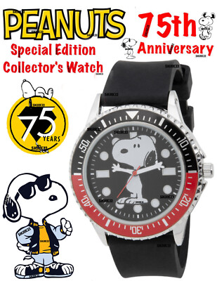 PEANUTS 75th Anniversary Accutime Special Edition Watch ft. Snoopy