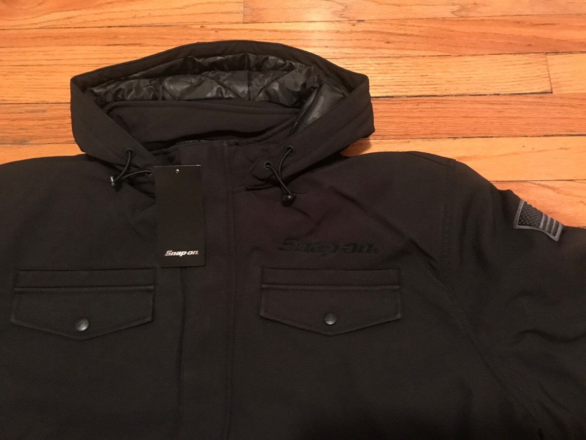 SNAP ON TOOLS 2025 Adams Padded Black Beauty Jacket Mens 3XL - Zip