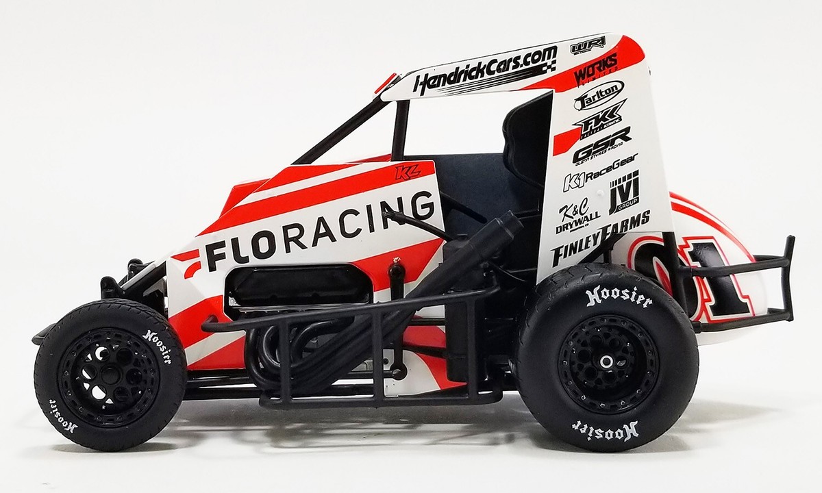 01 KYLE LARSON FLO RACING MIDGET CHILI BOWL 1:18 USAC HENDRICK
