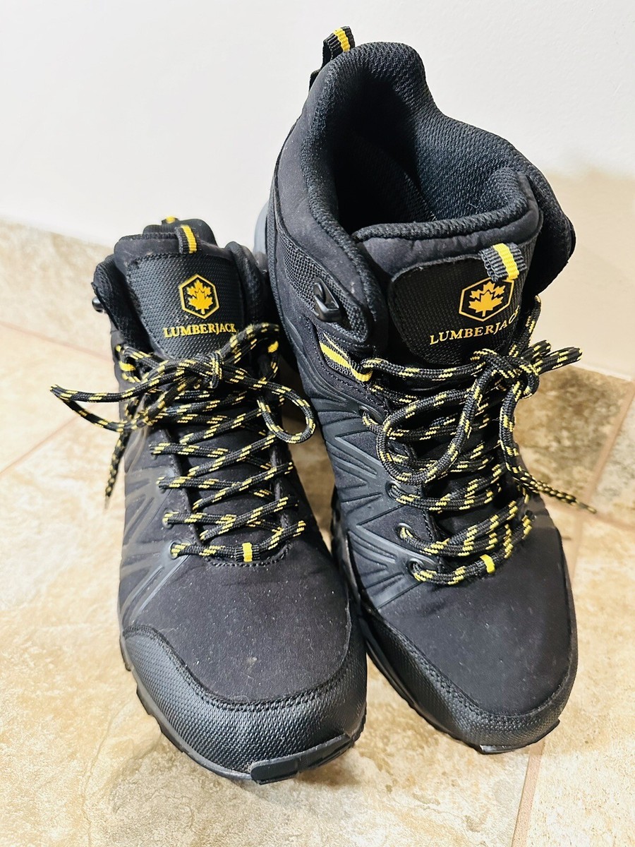 Lumberjack | Men's Waterproof Softshell Boots | Black & Yellow