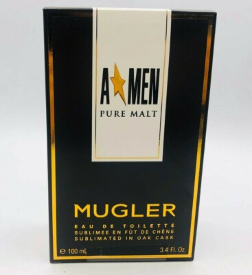 A MEN Pure Malt Thierry Mugler 3.4 oz Eau de Toilette spray