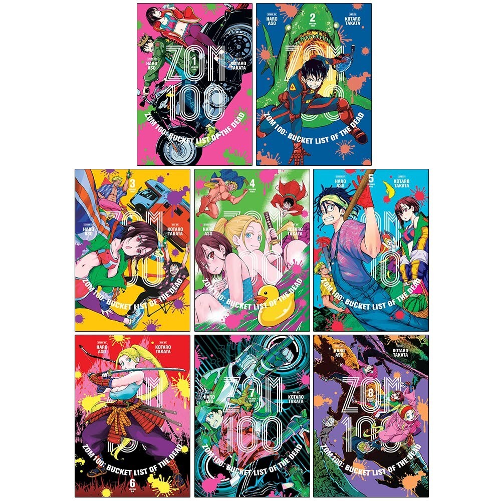 Zom 100 Bucket List of the Dead Volume 1-8 Books Collection Set By
