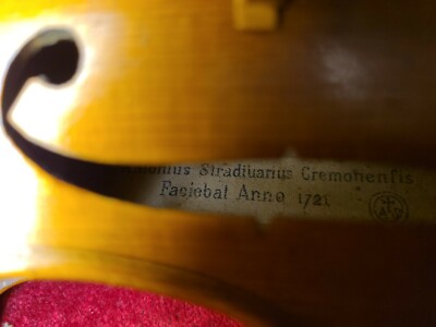 Antonius StradiVarius Cremonensis Faciebat Anno 1721 Violin