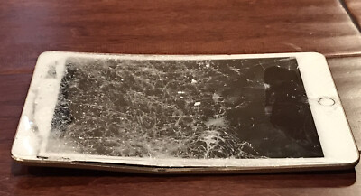 Apple iPad mini 4th Generation A1538 Wi-Fi 128gb Rose Gold Broken