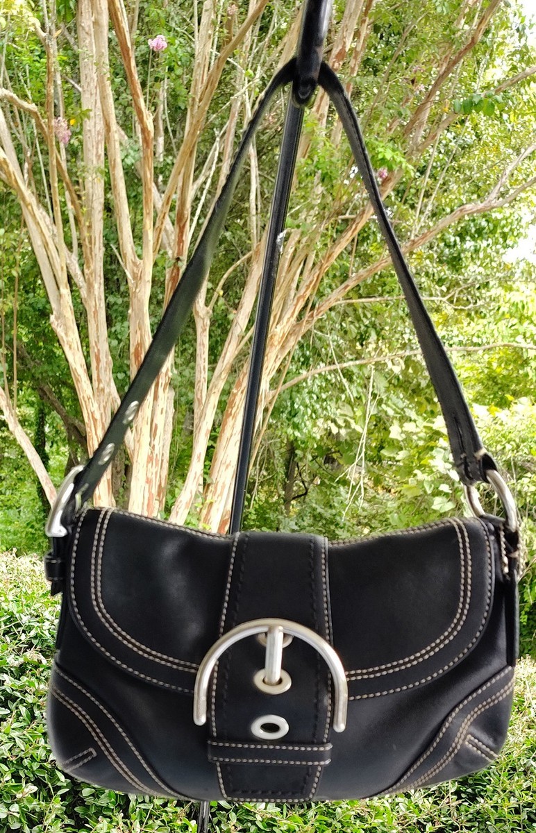 Coach H0669-10316 Vintage SMALL Soho Black Leather Shoulder Bag | eBay