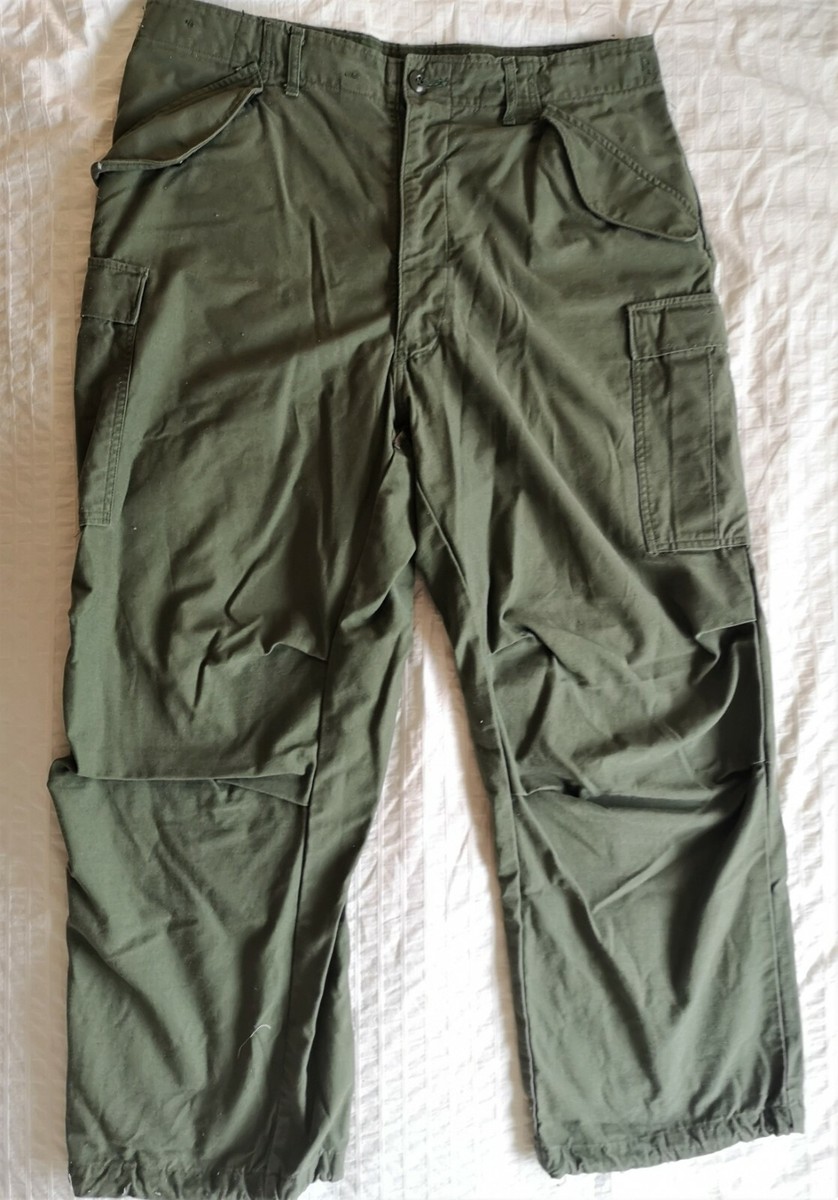 Vintage M65 combat/cargo pants - cold weather - SERVAL zip - Large