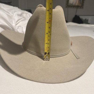 VTG Stetson 4X Beaver NRA Range Cowboy Hat 7 3/8 Silver Belly