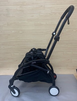 Babyzen YOYO2 6+ Black Stroller Frame w/ Harness, Backrest