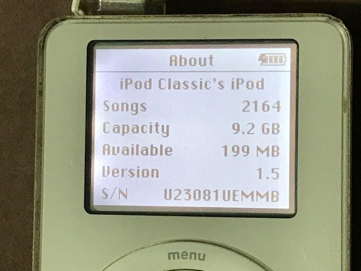 VINTAGE Apple iPod 2nd Generation 10GB A1019 Refurbished Works
