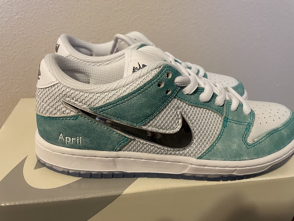 Size 8 - Nike SB Dunk Low x April Skateboards Turbo Green | eBay