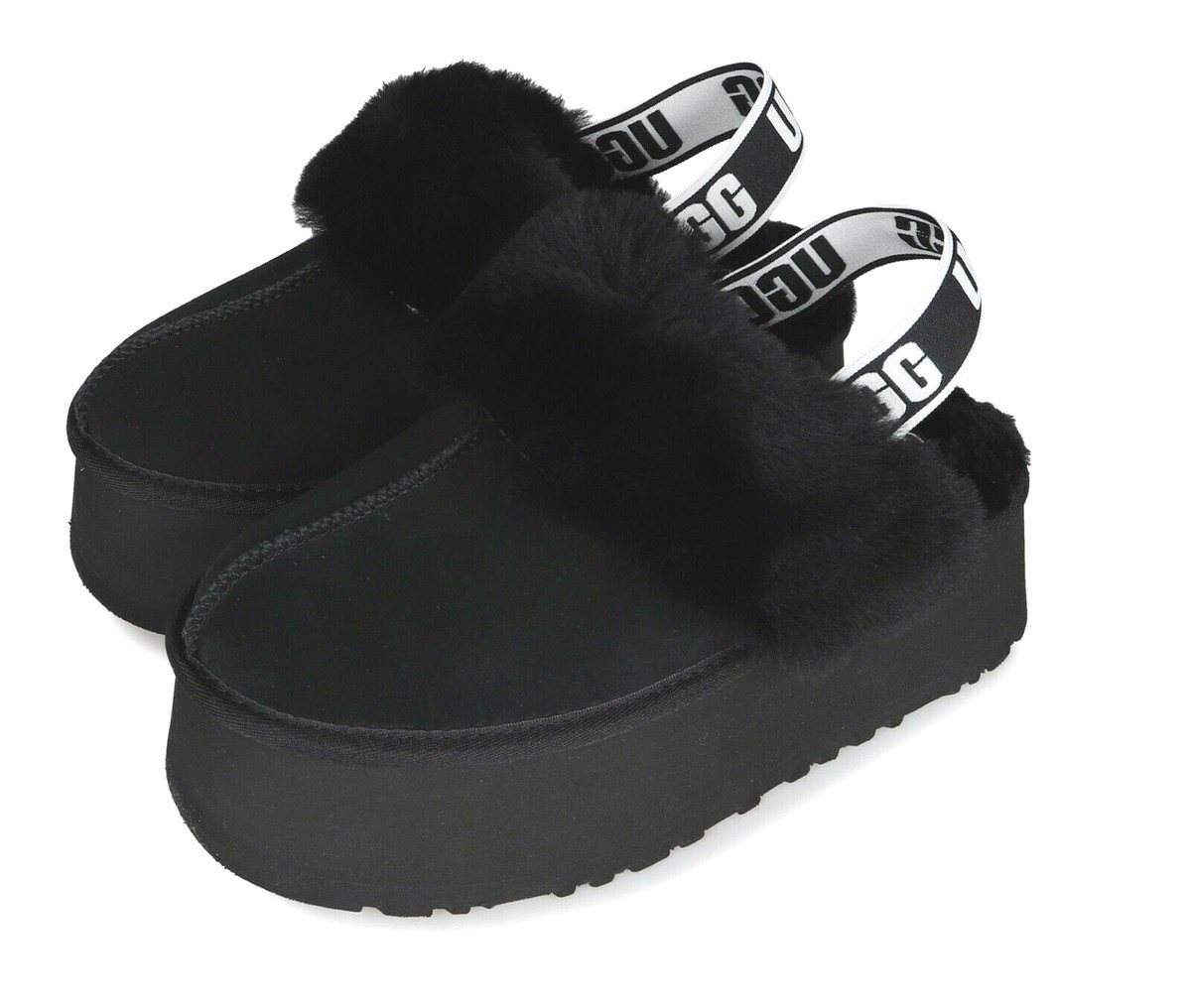New Women's UGG Brand Platform Funkette Slipper Sandals Shoes