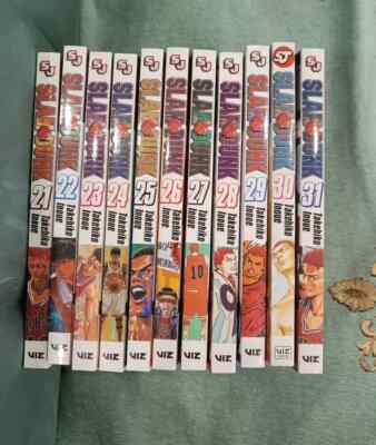 Slam Dunk English Manga Set Volumes 1-31 Viz Media | eBay