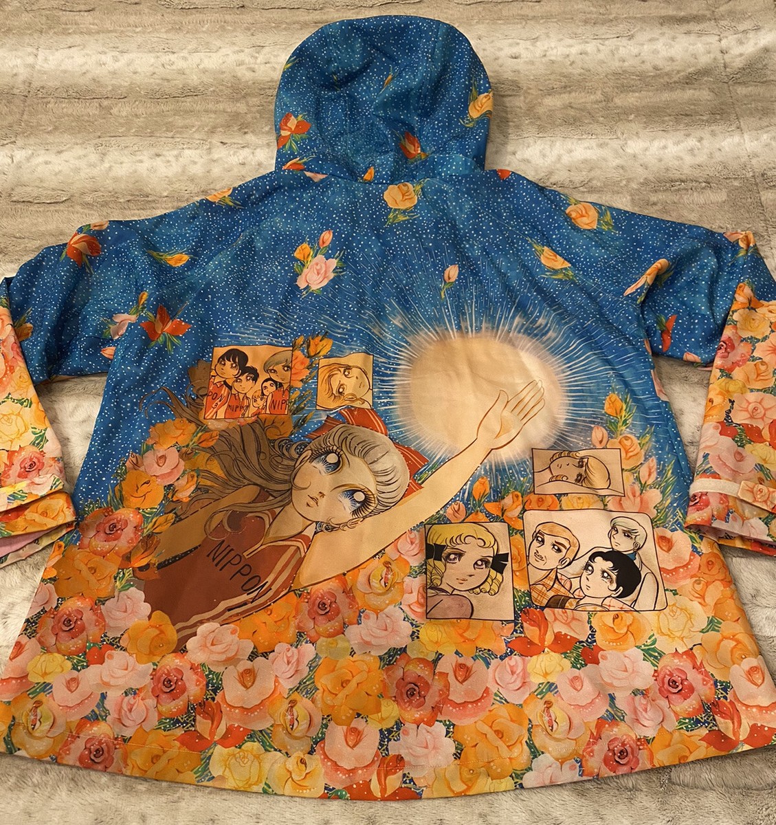 NWT 🌸 Vintage RARE GUCCI LA Dodger Chikae Floral Manga Anime