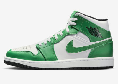 Nike Air Jordan 1 Mid Lucky Green White DQ8426-301 Mens New | eBay