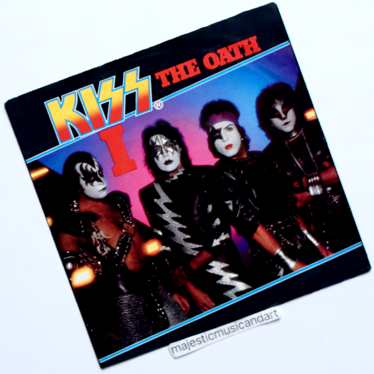 RARE COVER 1981 ORIGINAL KISS THE OATH 7