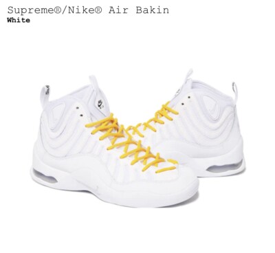 Brand New Supreme® x Nike® Air Bakin White - Size 9.5 - SS23