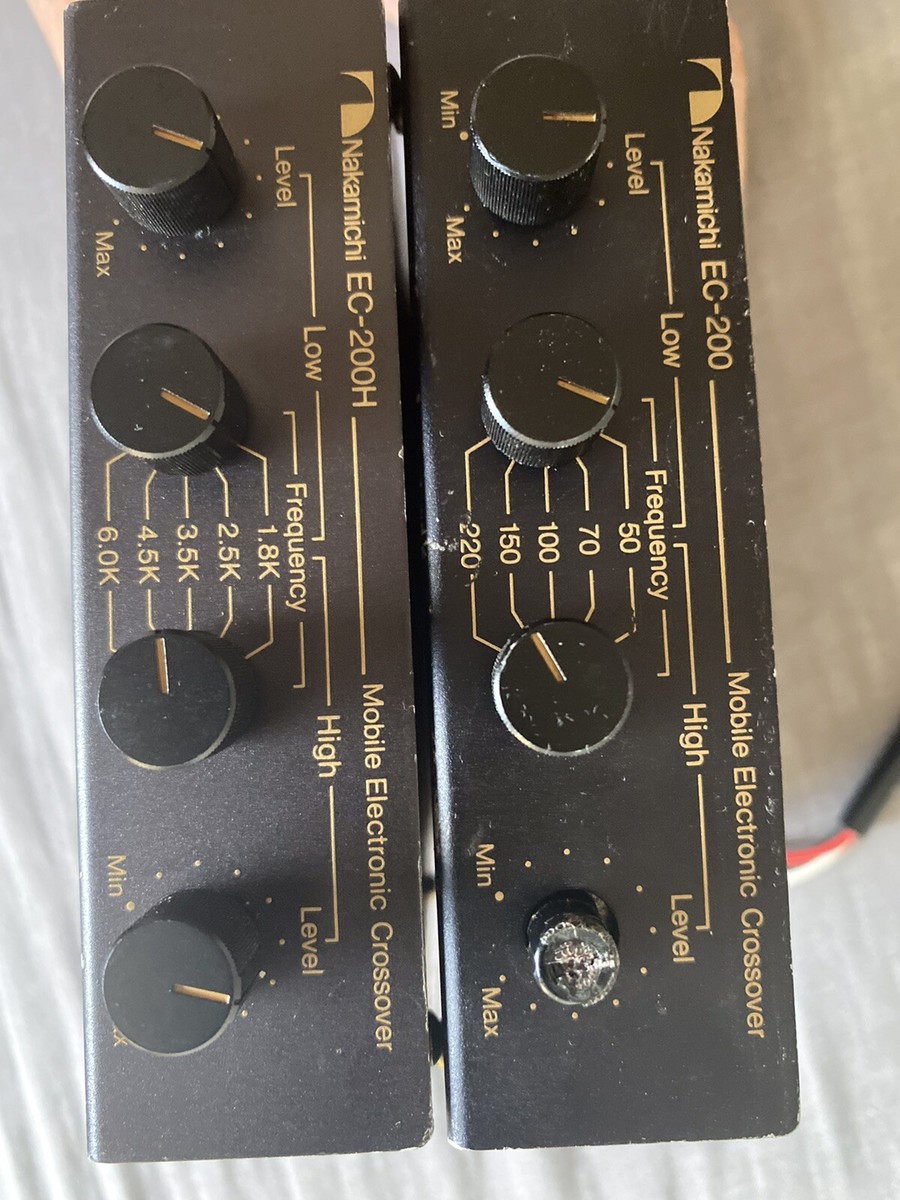 RARE NAKAMICHI EC-200 & 200H Mobile Electric CROSSOVER HI-END CAR