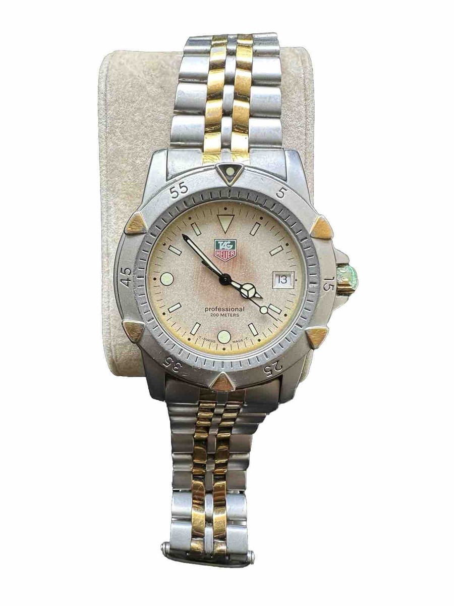 Tag heuer two tone. Professional 200m Water resistant 955 706G -2