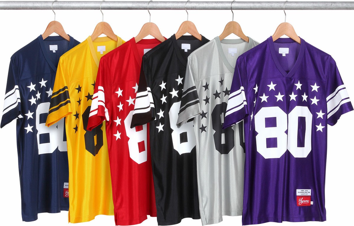 Supreme Star Football Top Gold/Grey S/S 13 | eBay